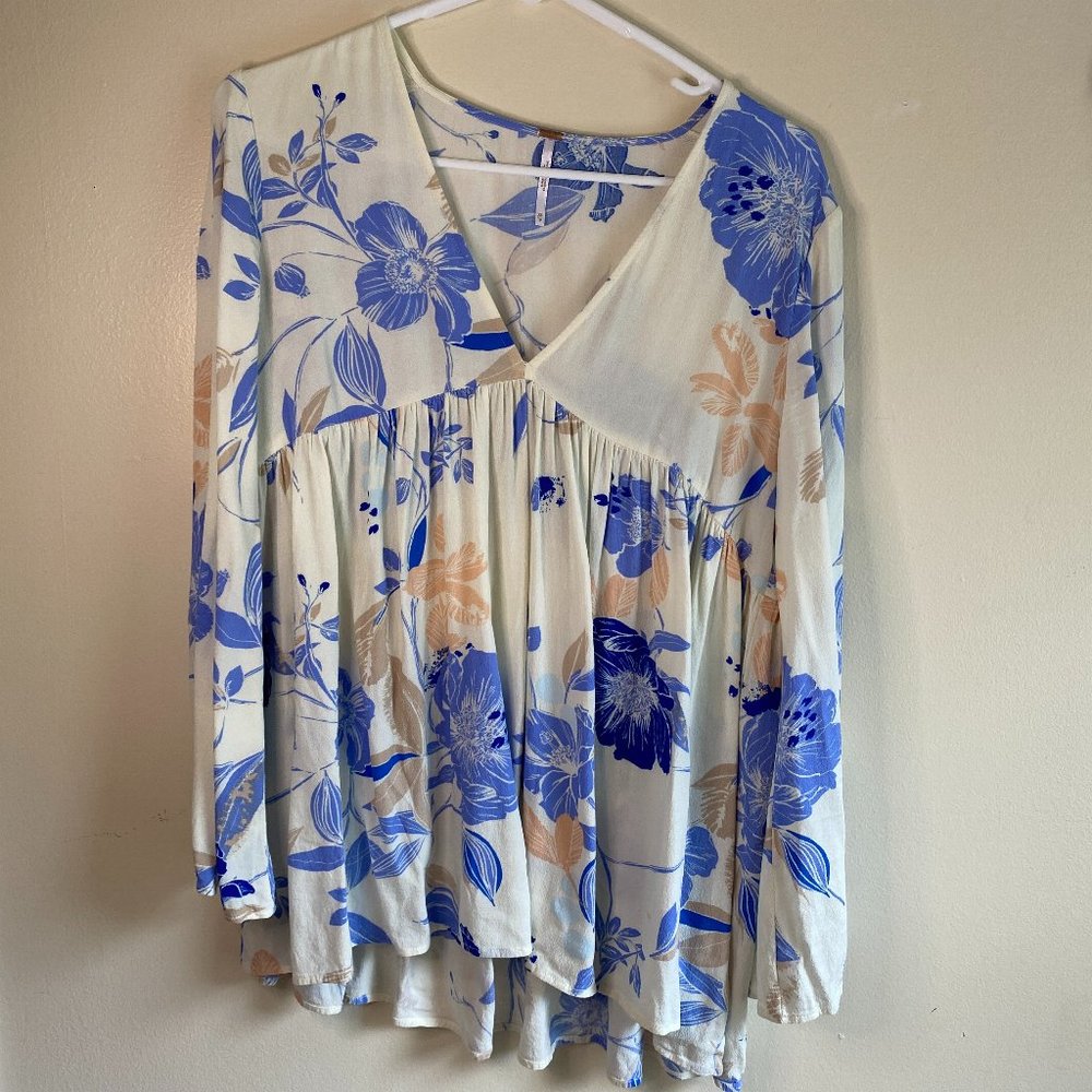 Free People Floral Tunic